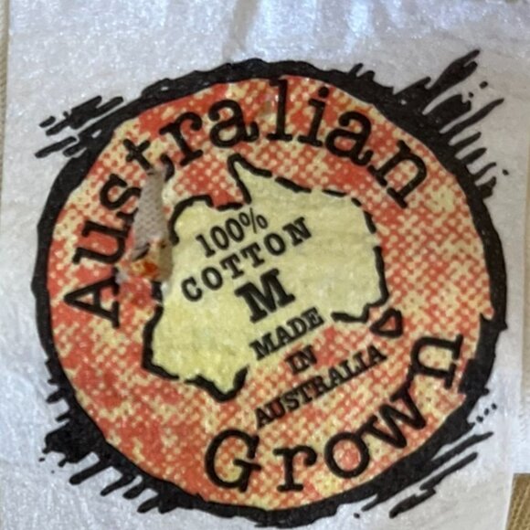 Australian Grown Unisex Yellow Koala Collection Tee Shirt Sz med - Picture 6 of 8